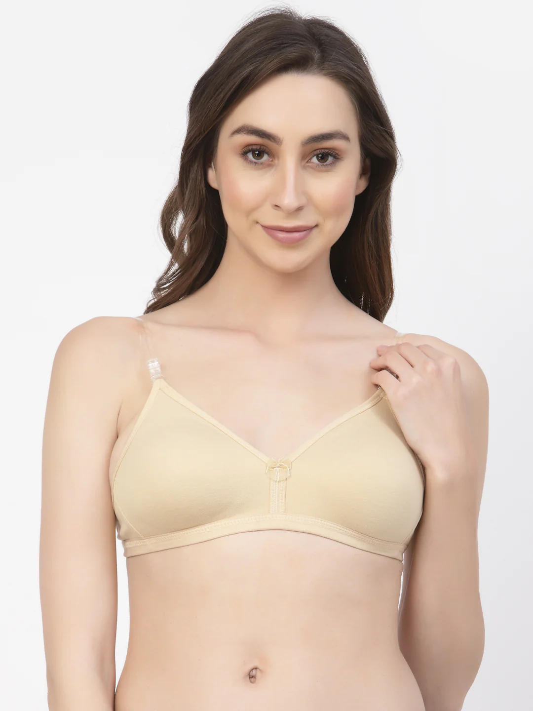 Skin Convertible Straps T-Shirt Bra Non Padded & Non-Wired Medium Coverage - Image 7