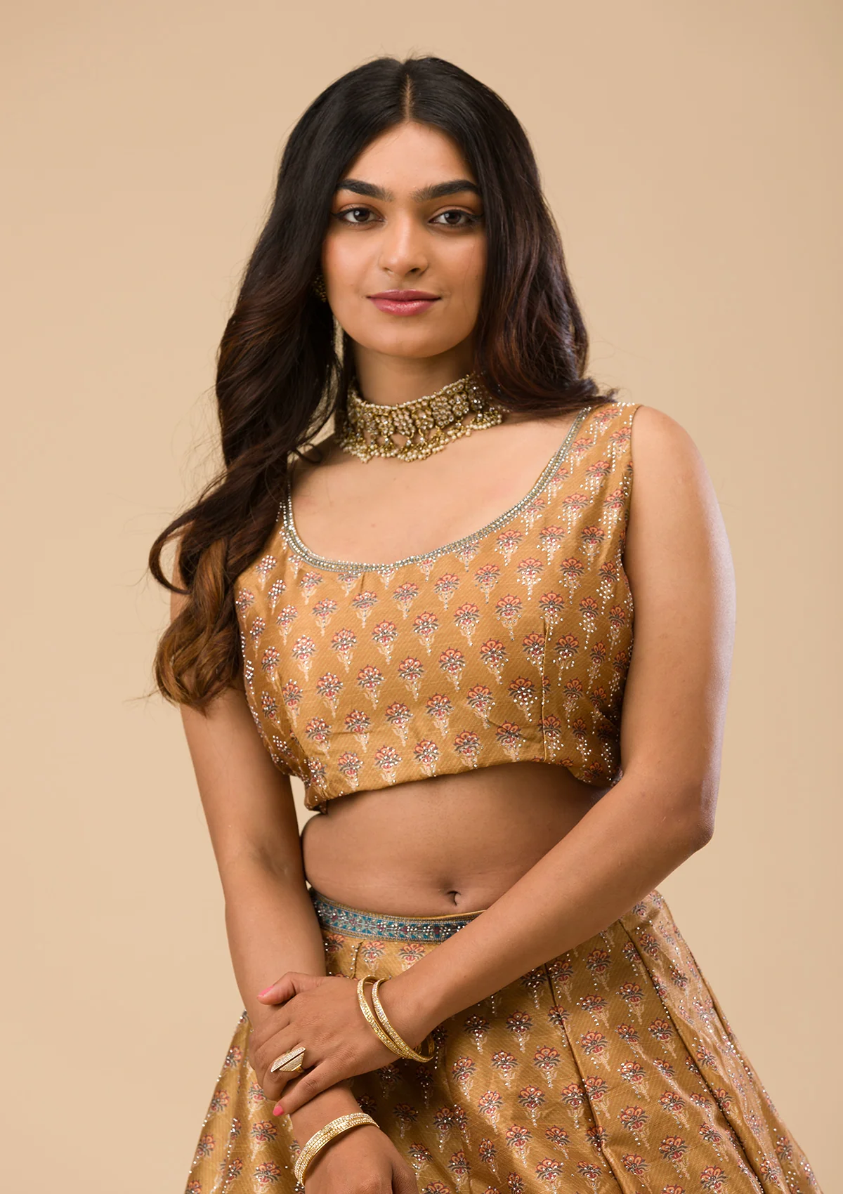 Swaroski Banarasi Readymade Lehenga Set - Image 7