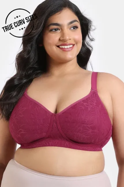 True Curv Lightly Lined Padded Non Wired Full Coverage Super Support Spacer Bra